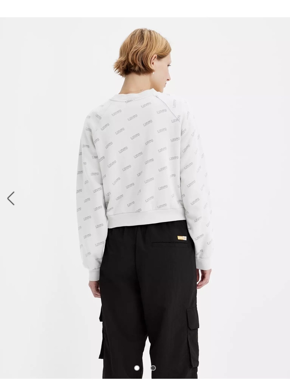 Levi’s Vintage Raglan Sweatshirt White - Picture 11 of 12